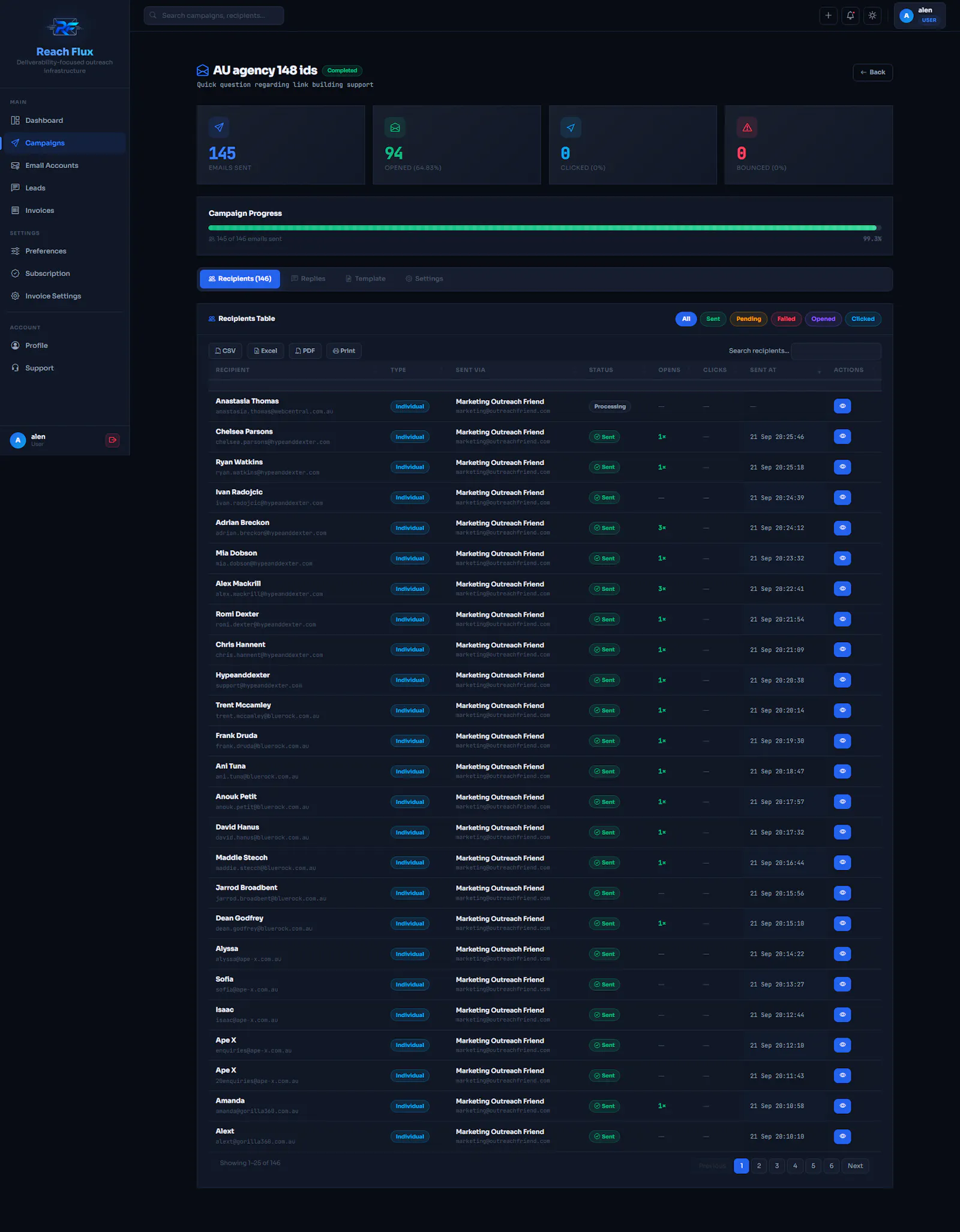 ReachFlux screenshot 5