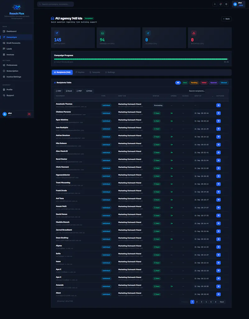 ReachFlux screenshot 5