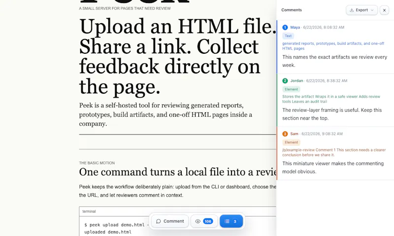Peek screenshot 5