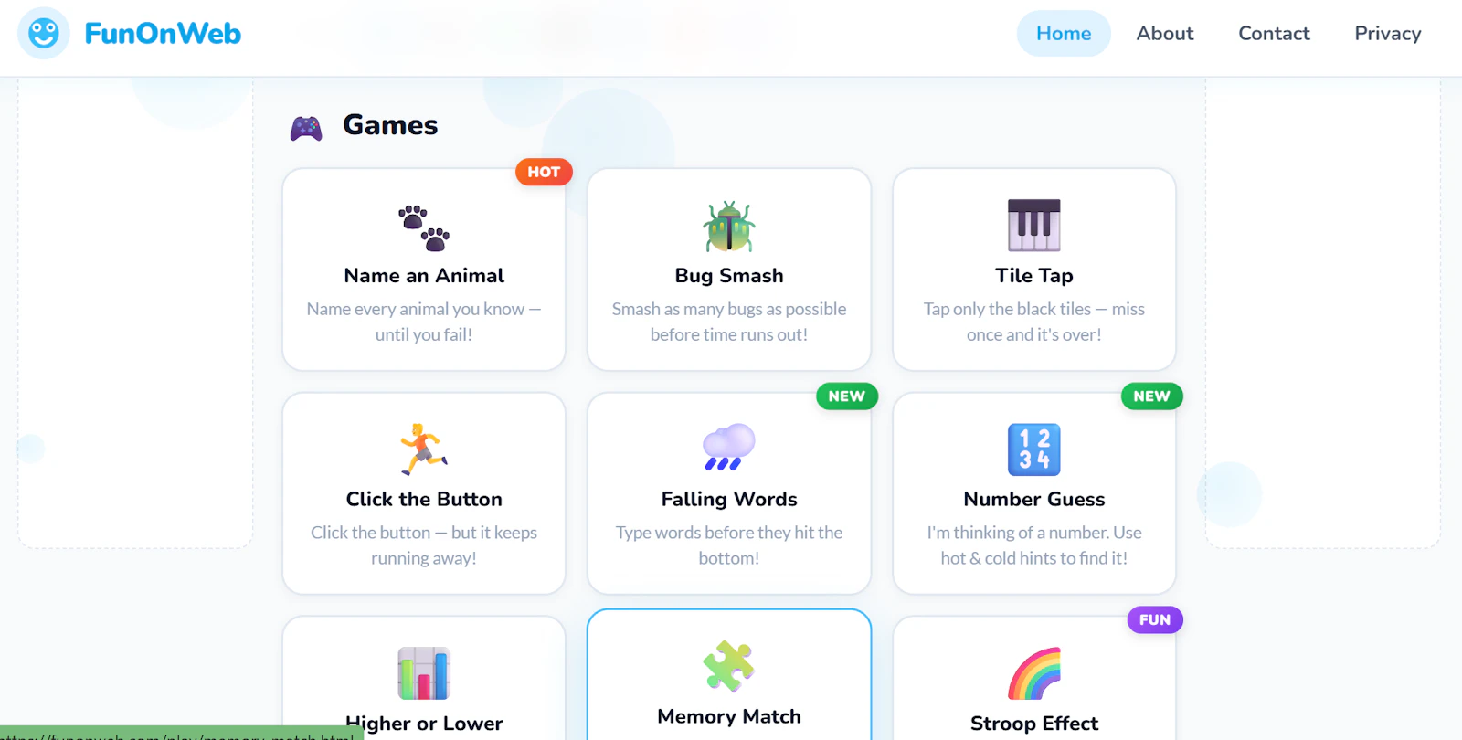 FunOnWeb — Free Browser Games screenshot 3