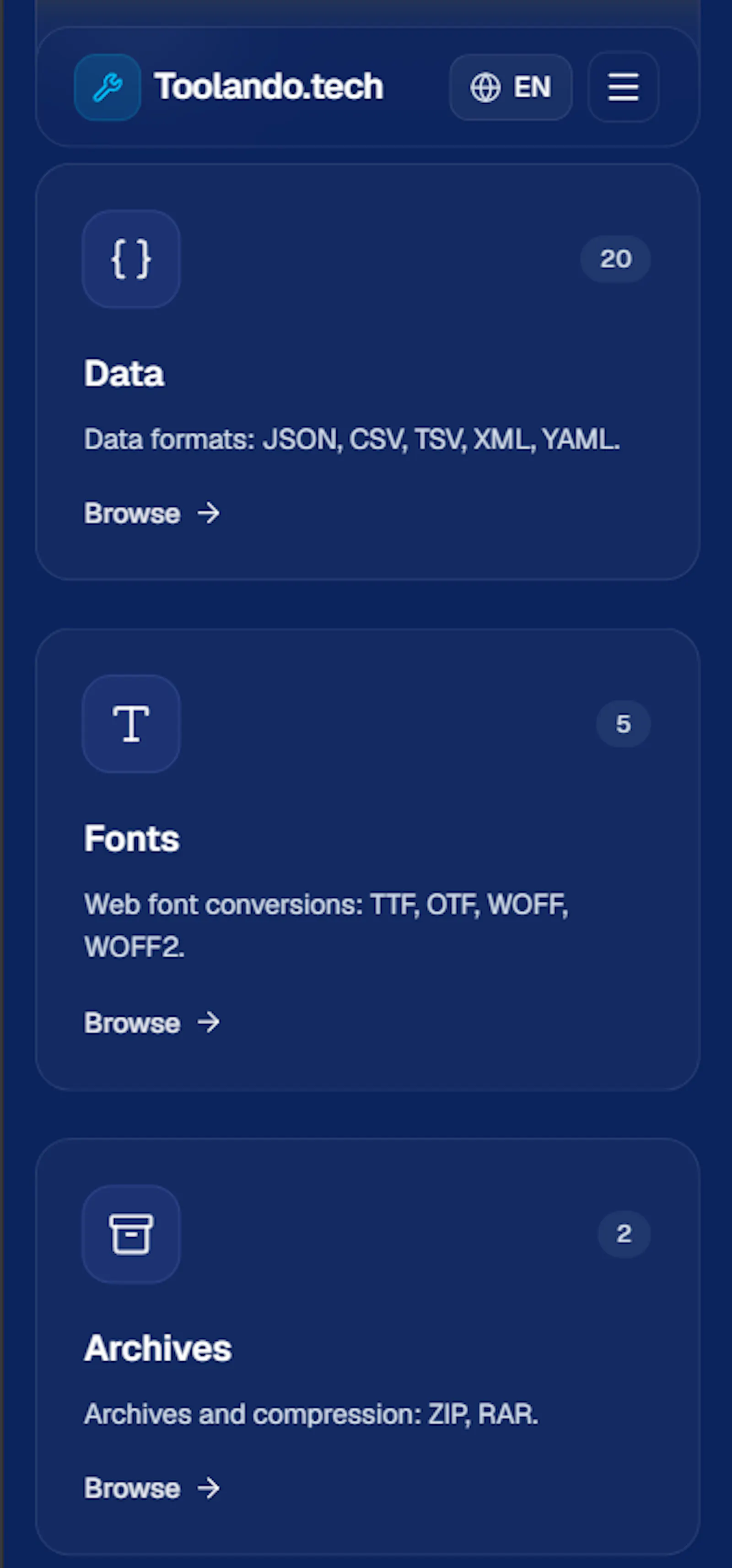 Toolando.tech screenshot 8