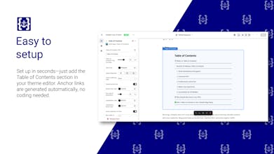 Shopify Table of Contents gallery image