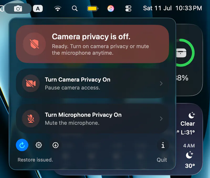 CoverMyCamera screenshot 3