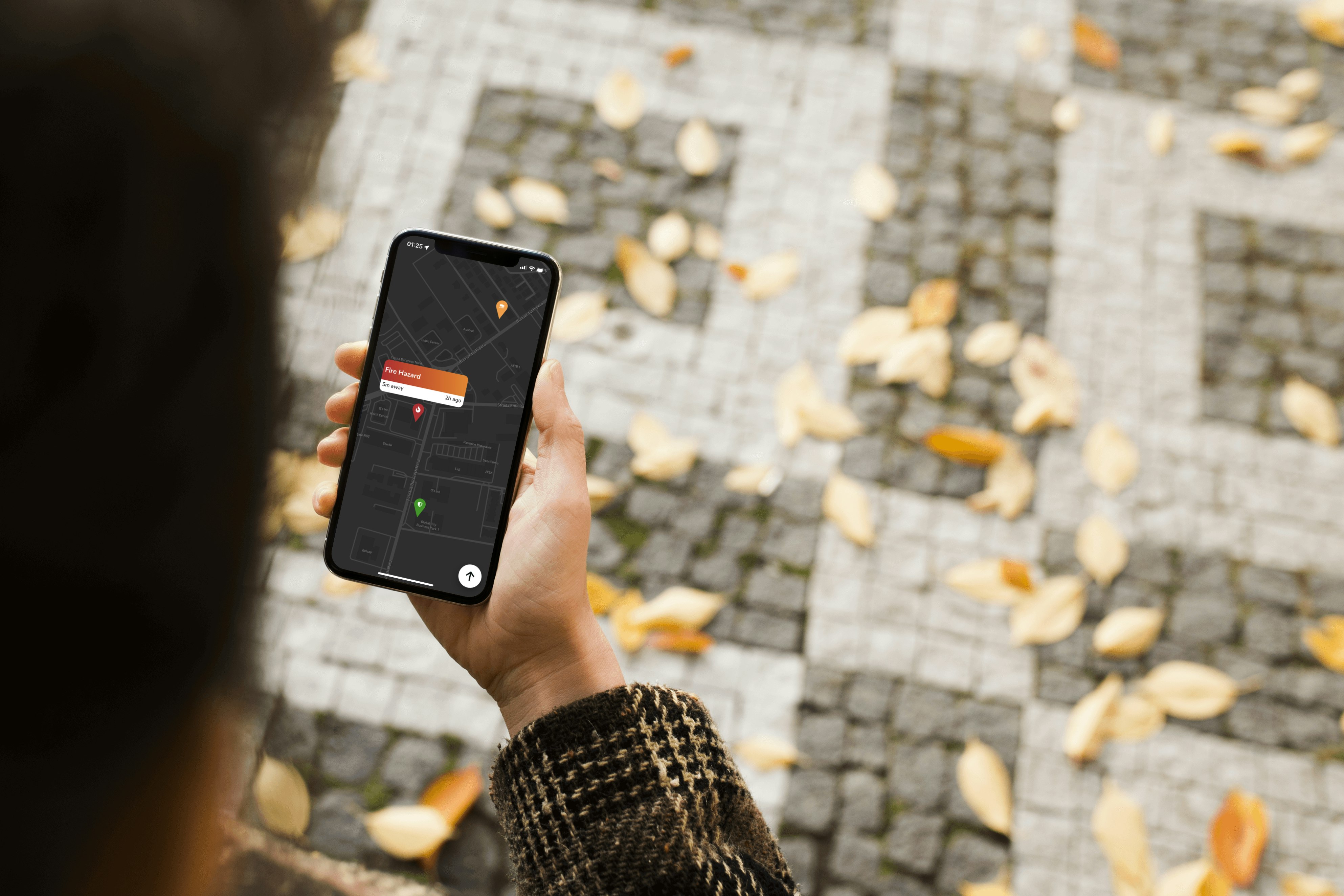 Mídia 4 de Lítio - o sentido do povo - IoT Community Safety App, alertando todos nas proximidades