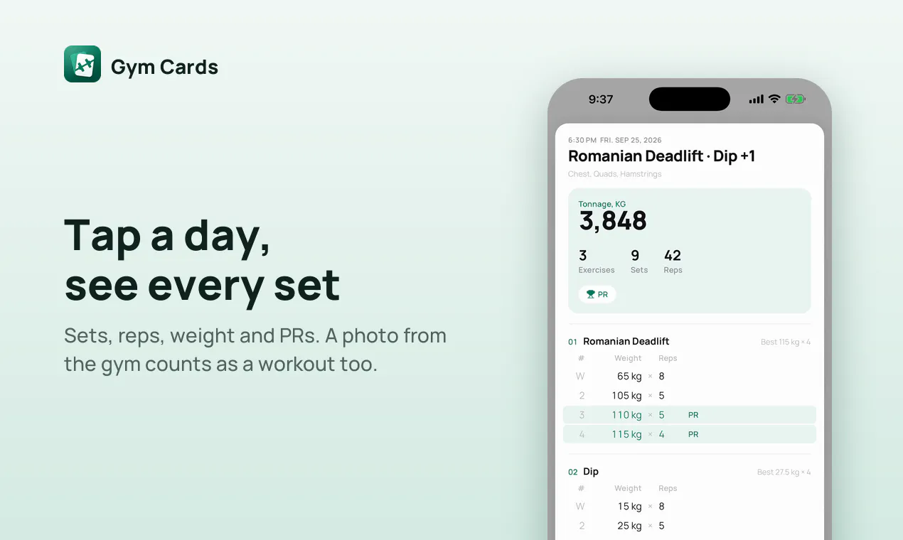Gym Cards gallery image