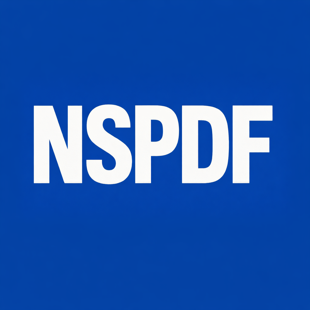 NSPDF - Product Hunt launch logo and brand identity