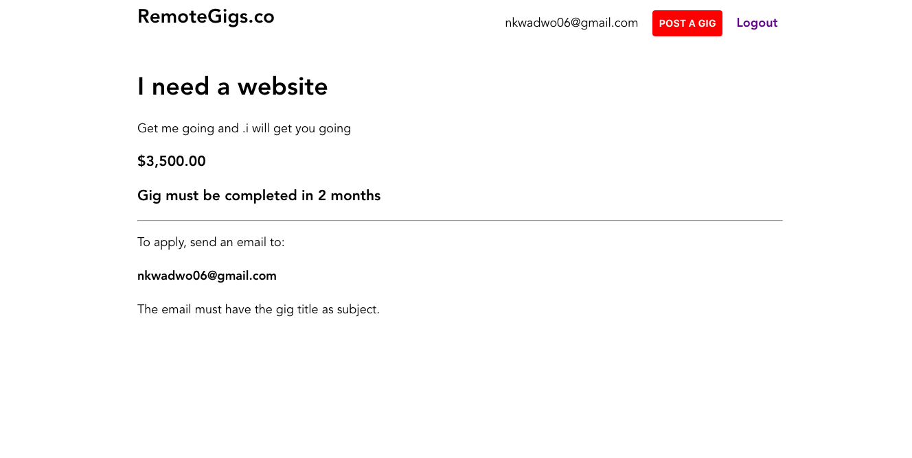 RemoteGigs gallery image