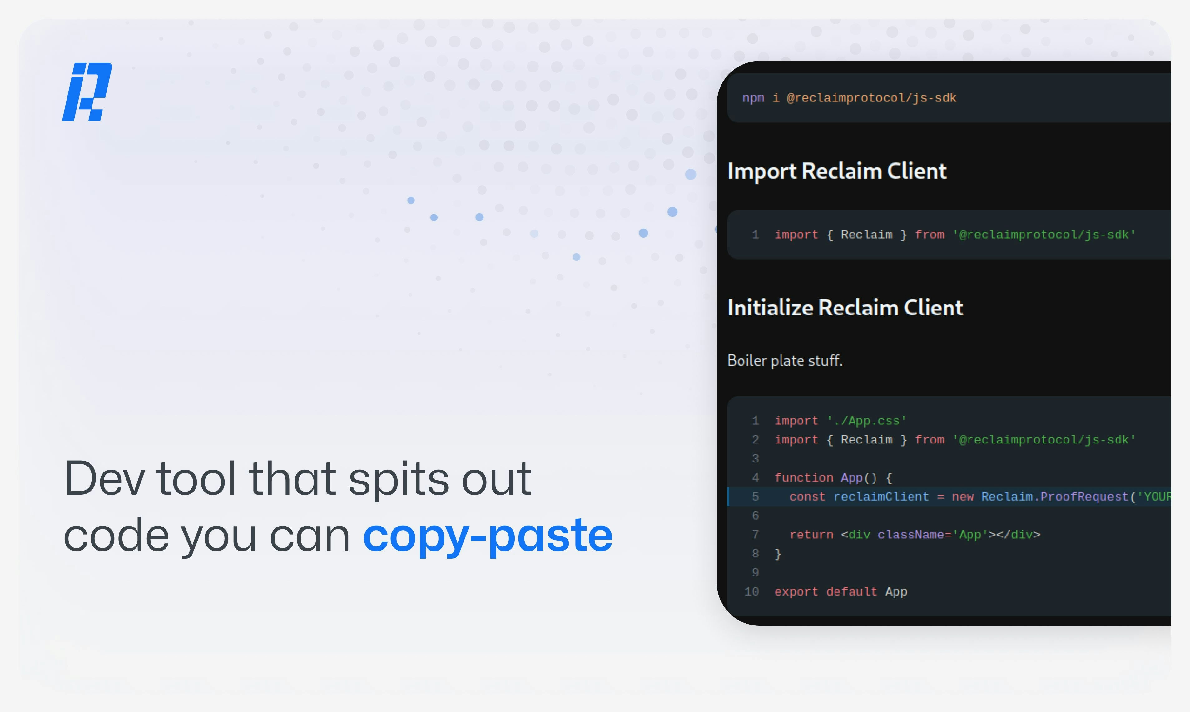 Reclaim Protocol SDK (Alpha) media 3
