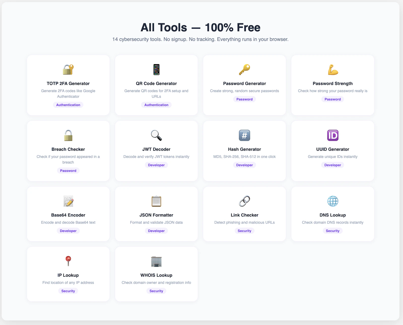 2FA.ac screenshot 2