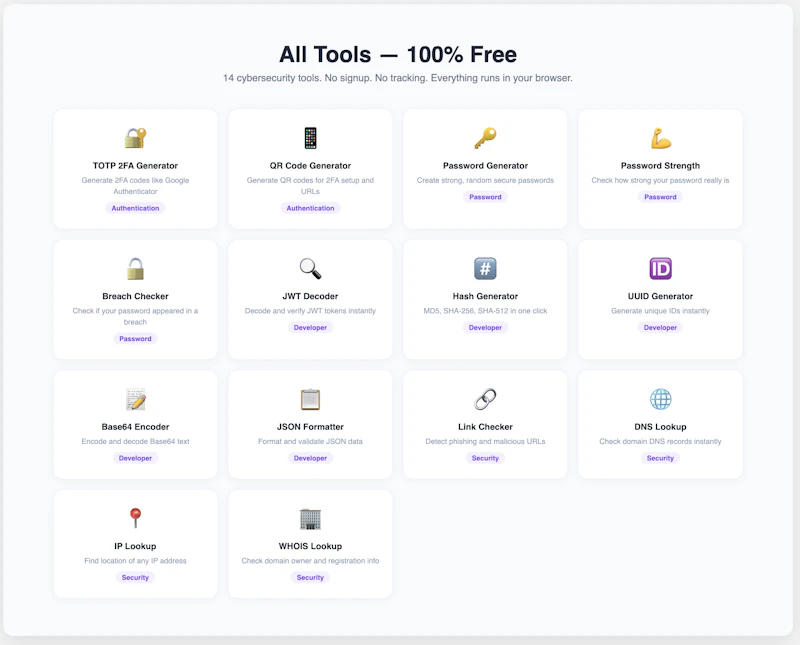 2FA.ac screenshot 2