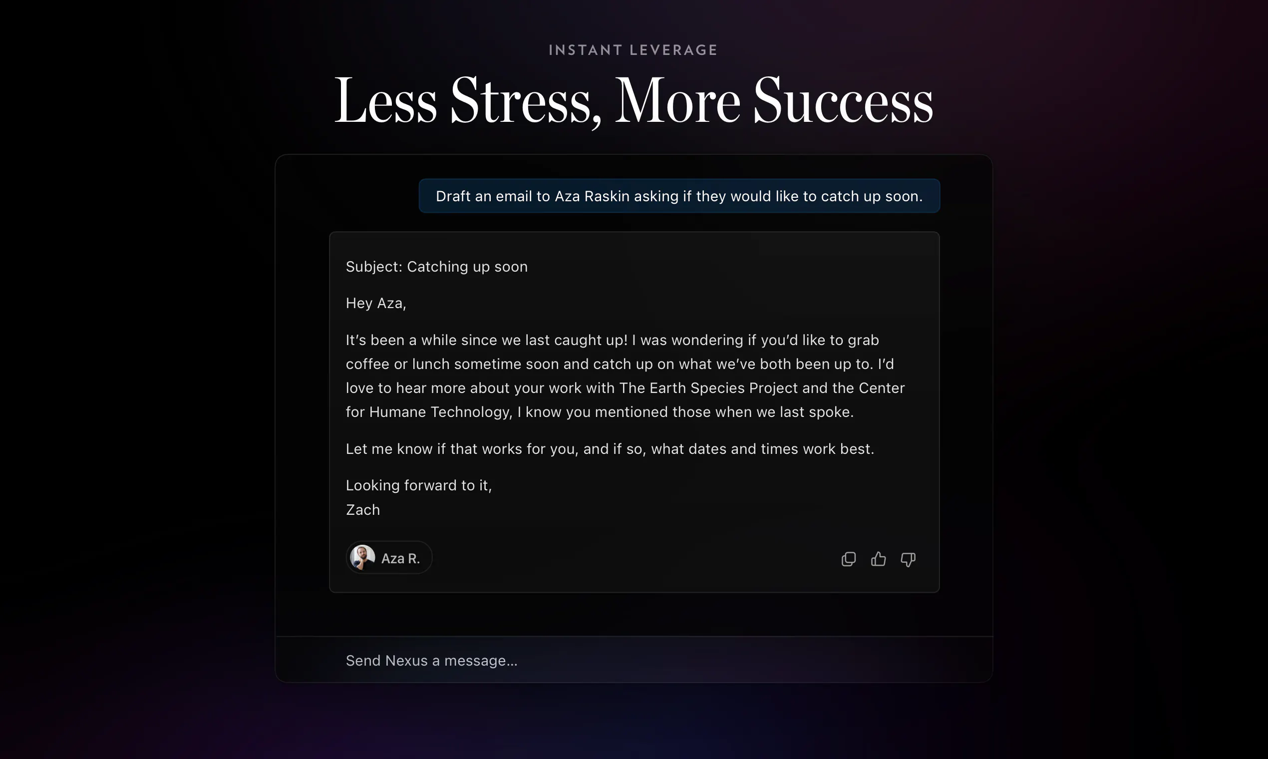 Nexus screenshot