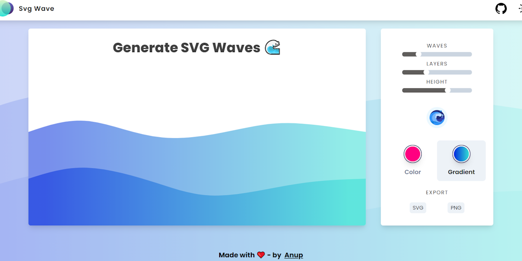 Download Svg Wave - A customizable gradient svg wave generators for ...