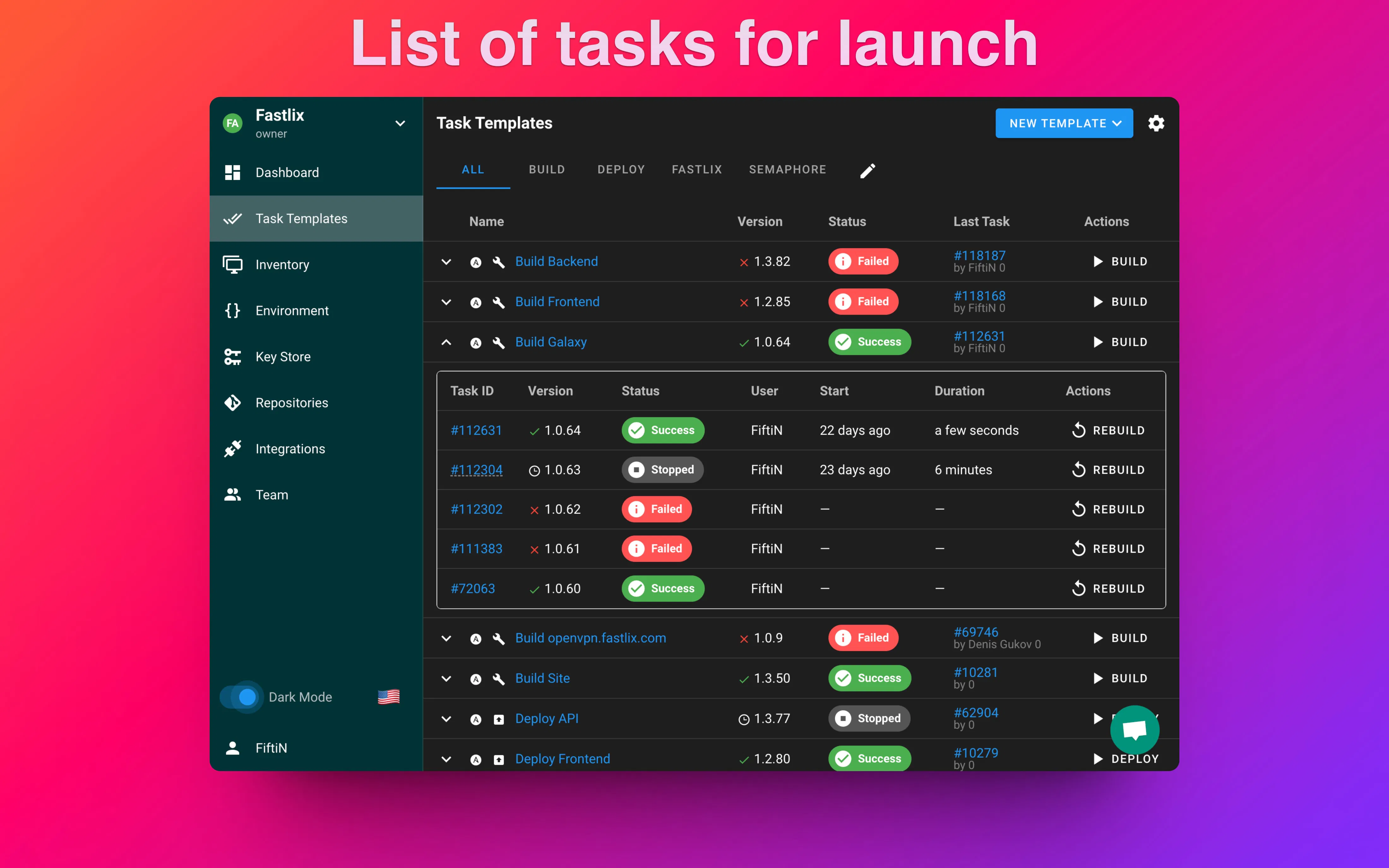Semaphore UI gallery image