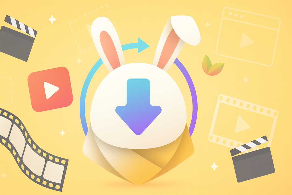 TuTu video downloader - Product Hunt launch logo