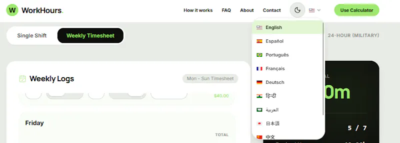Calculate Work Hours screenshot 4