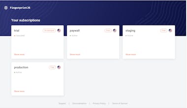 FingerprintJS gallery image