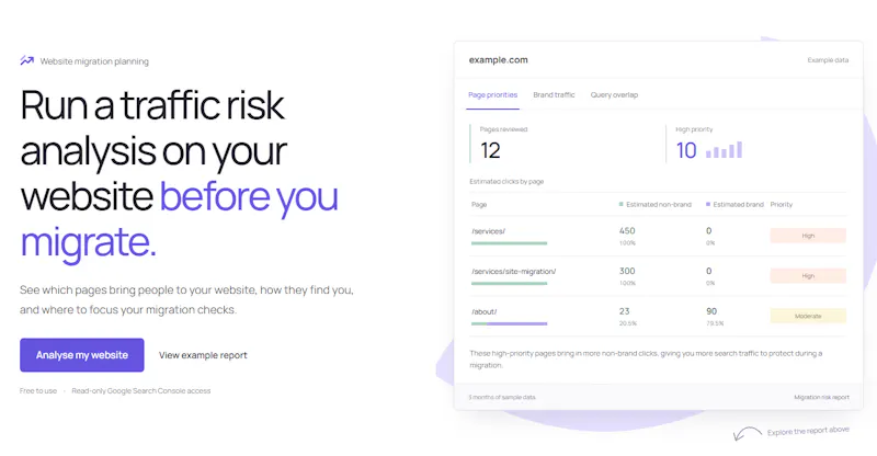 Migration Risk screenshot 1