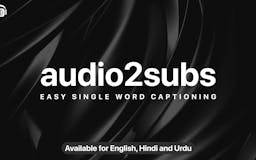 audio2subs media 1