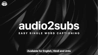 audio2subs gallery image
