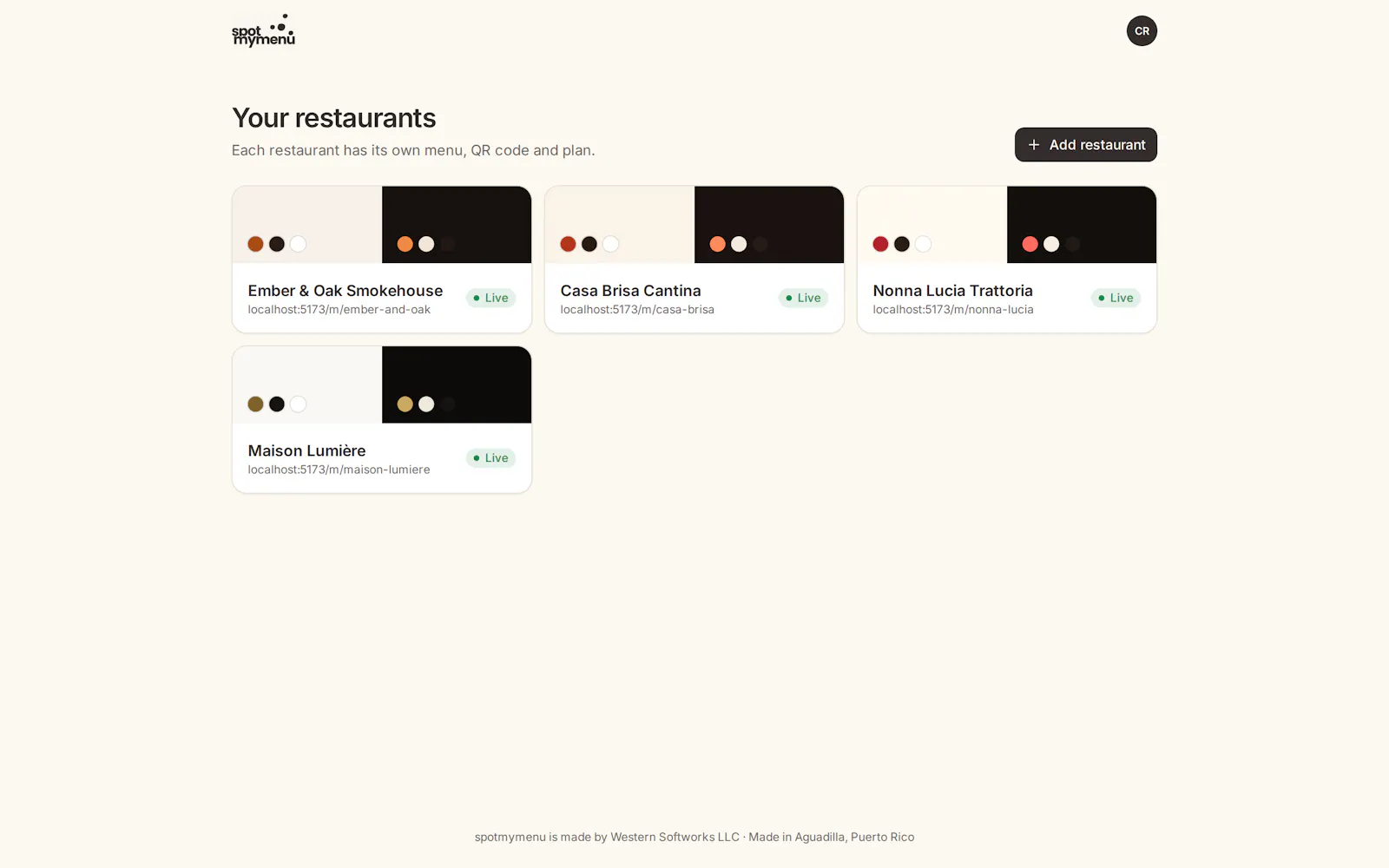 spotmymenu screenshot 2
