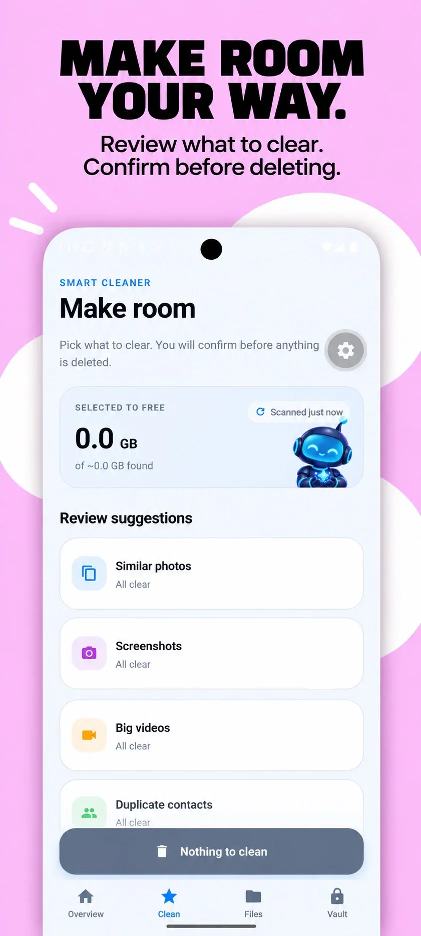Clean & Free up your space gallery image