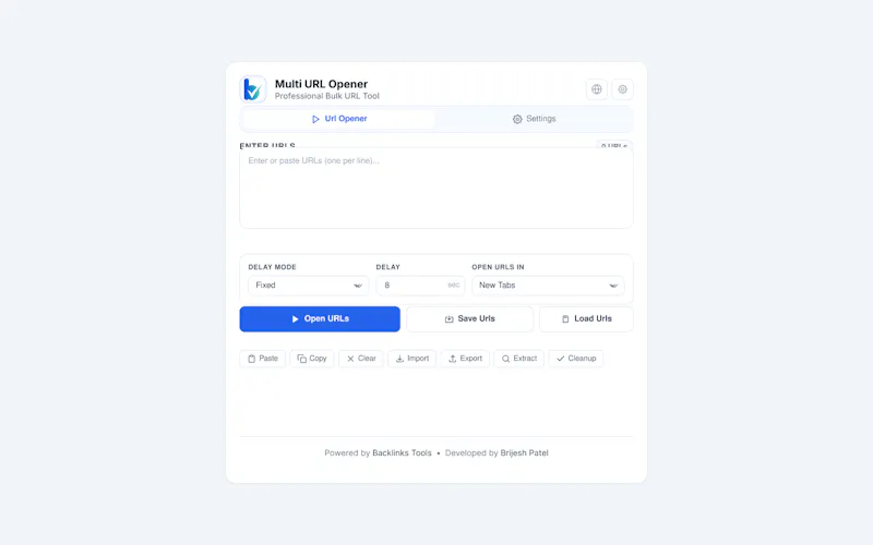 Multi URL Opener screenshot 2