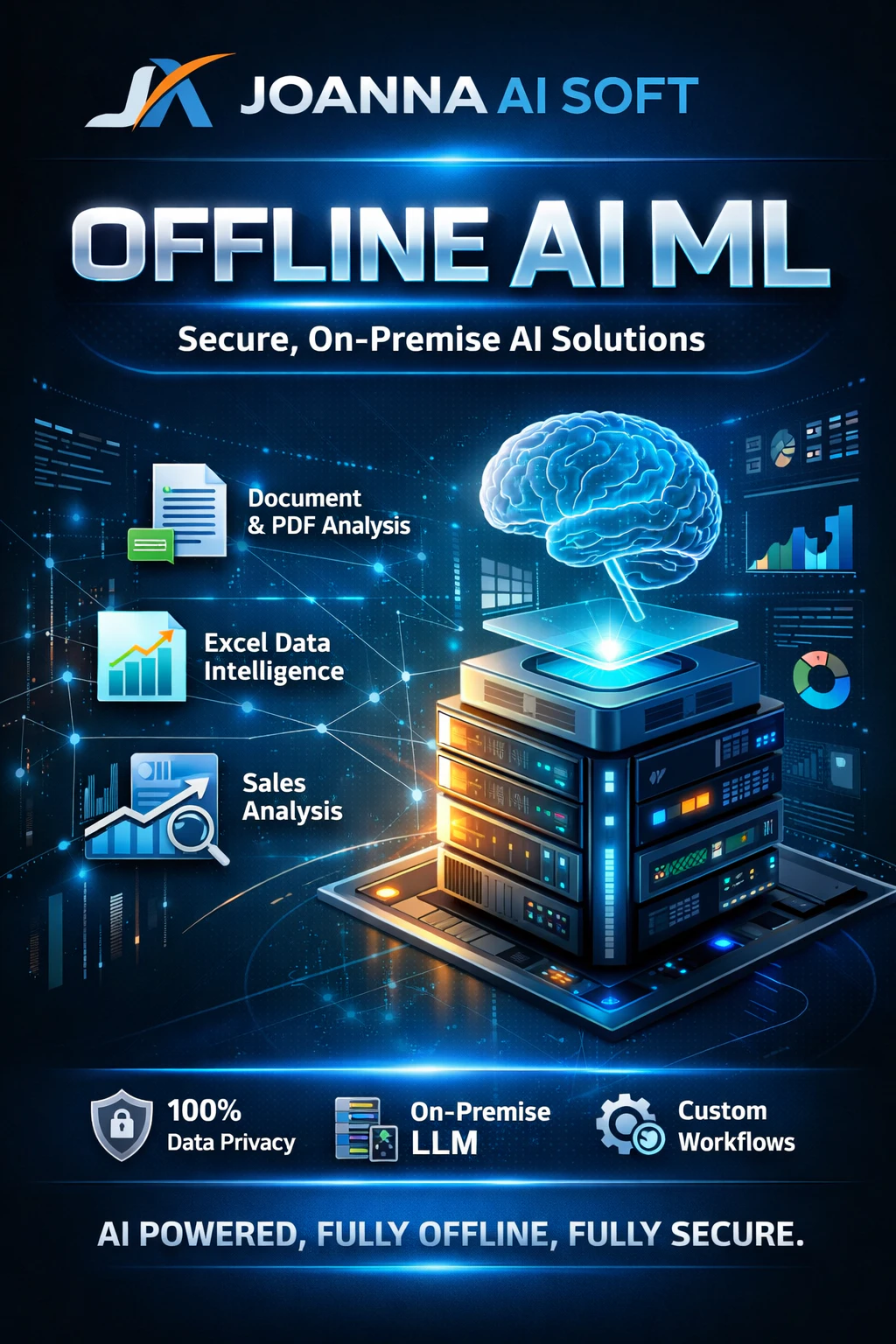 Offline AI ML product logo