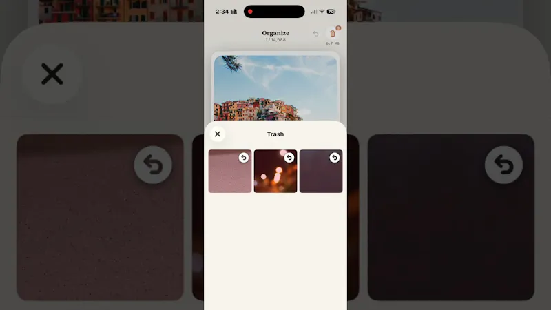 StampSwipe: Photo Cleaner screenshot 1 (video preview)