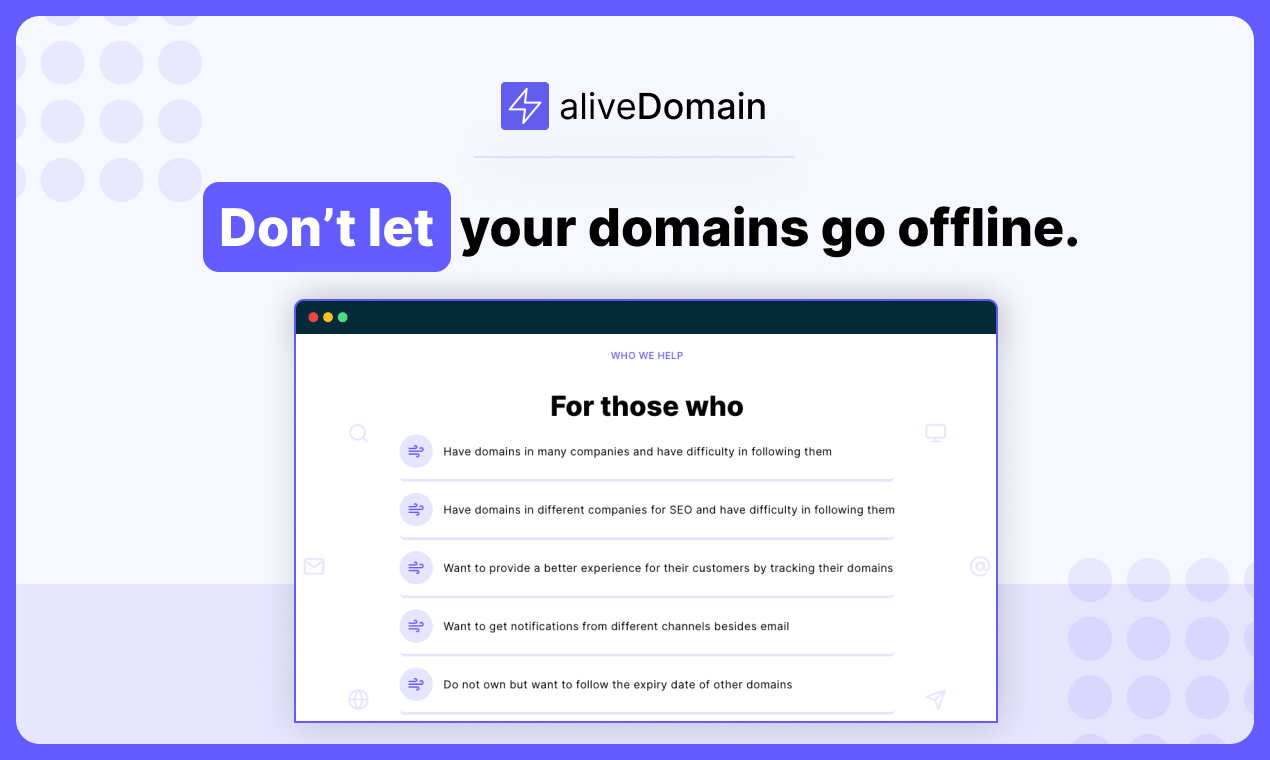 aliveDomain gallery image
