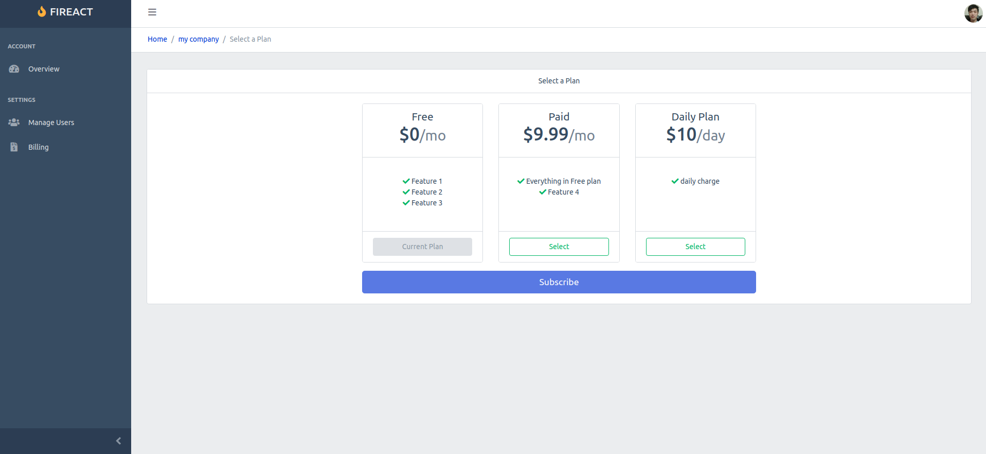 Fireact gallery image