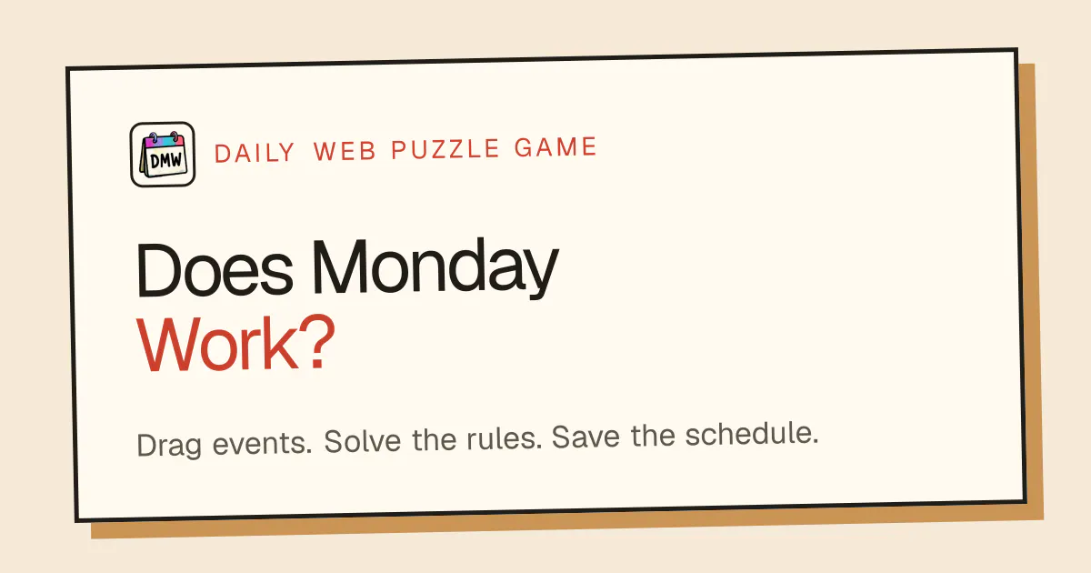 Does Monday Work? gallery image