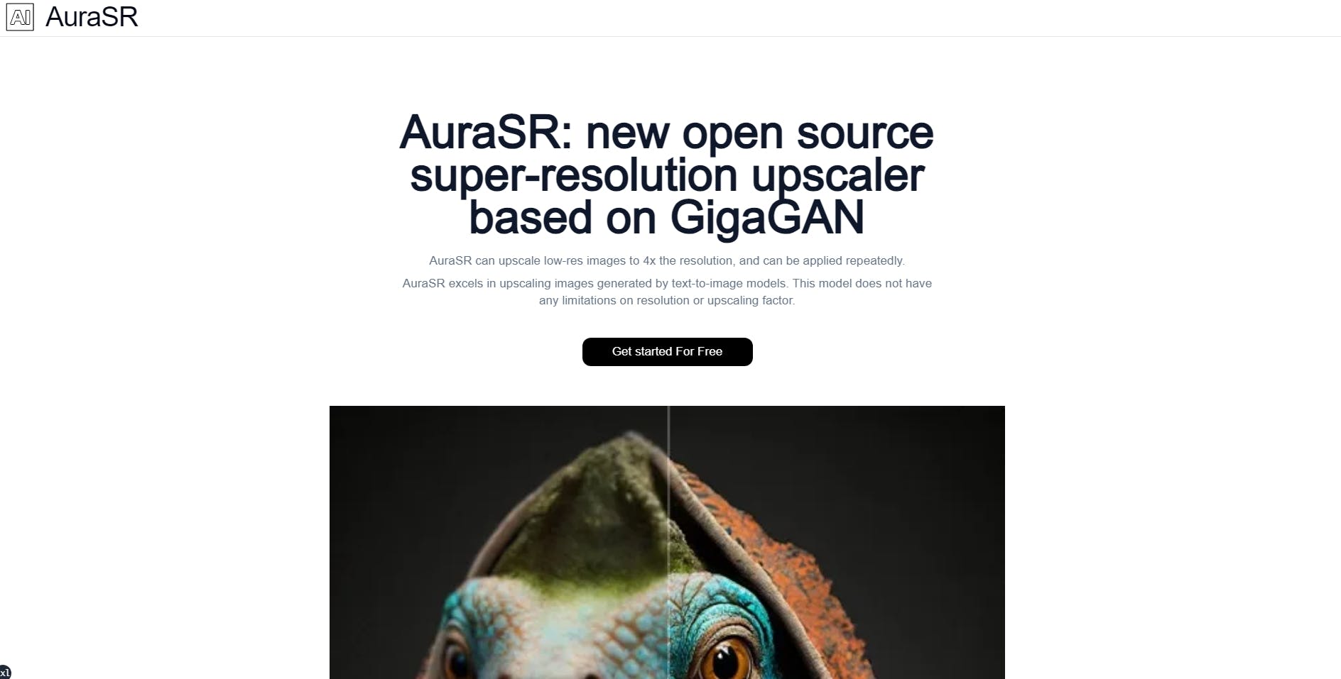 AuraSR: new super-resolution upscaler media 1