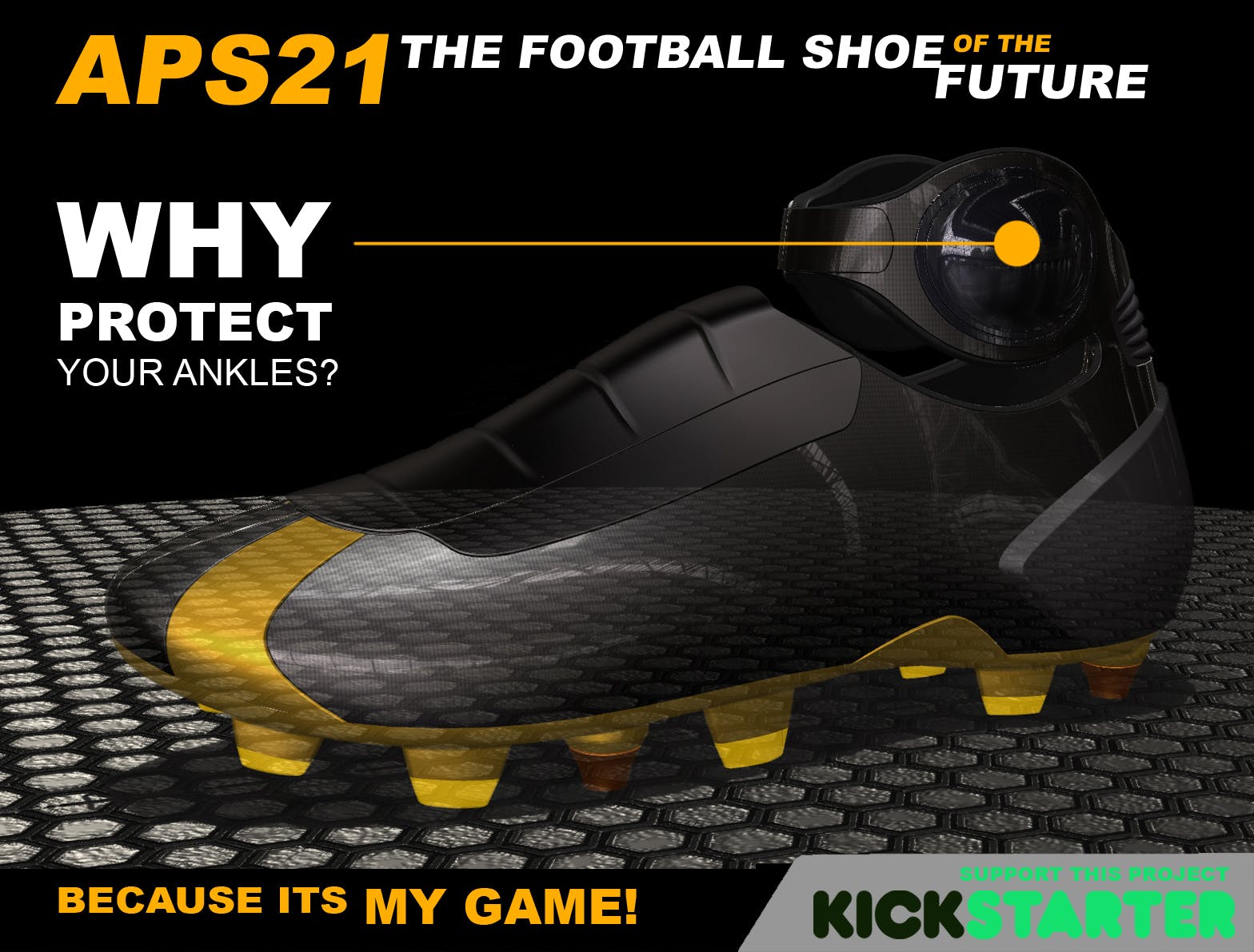 WHY we built the APS21 PANTHERA ? Because your kids need to be protected on their ankles media 1