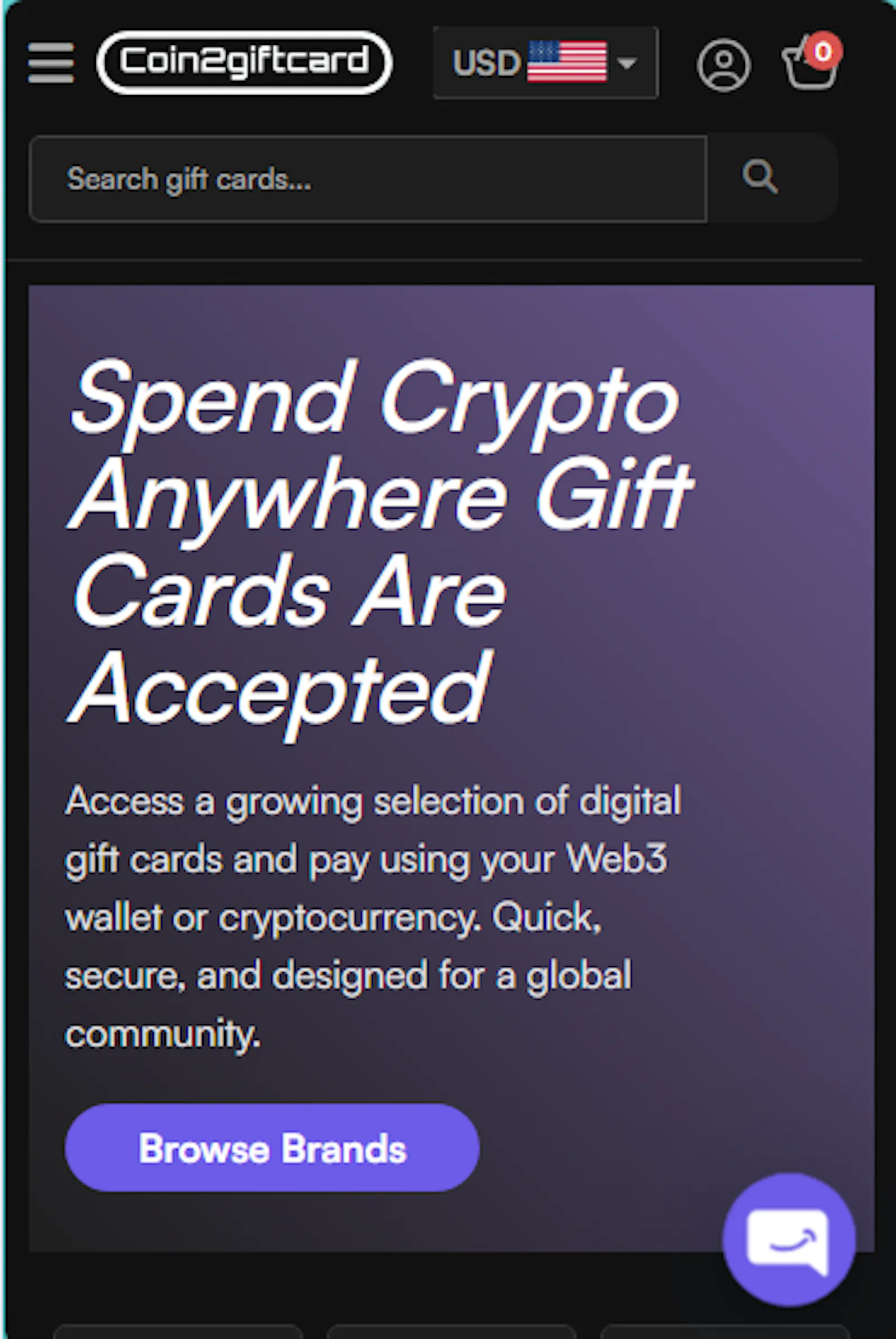 Coin2giftcard screenshot 1