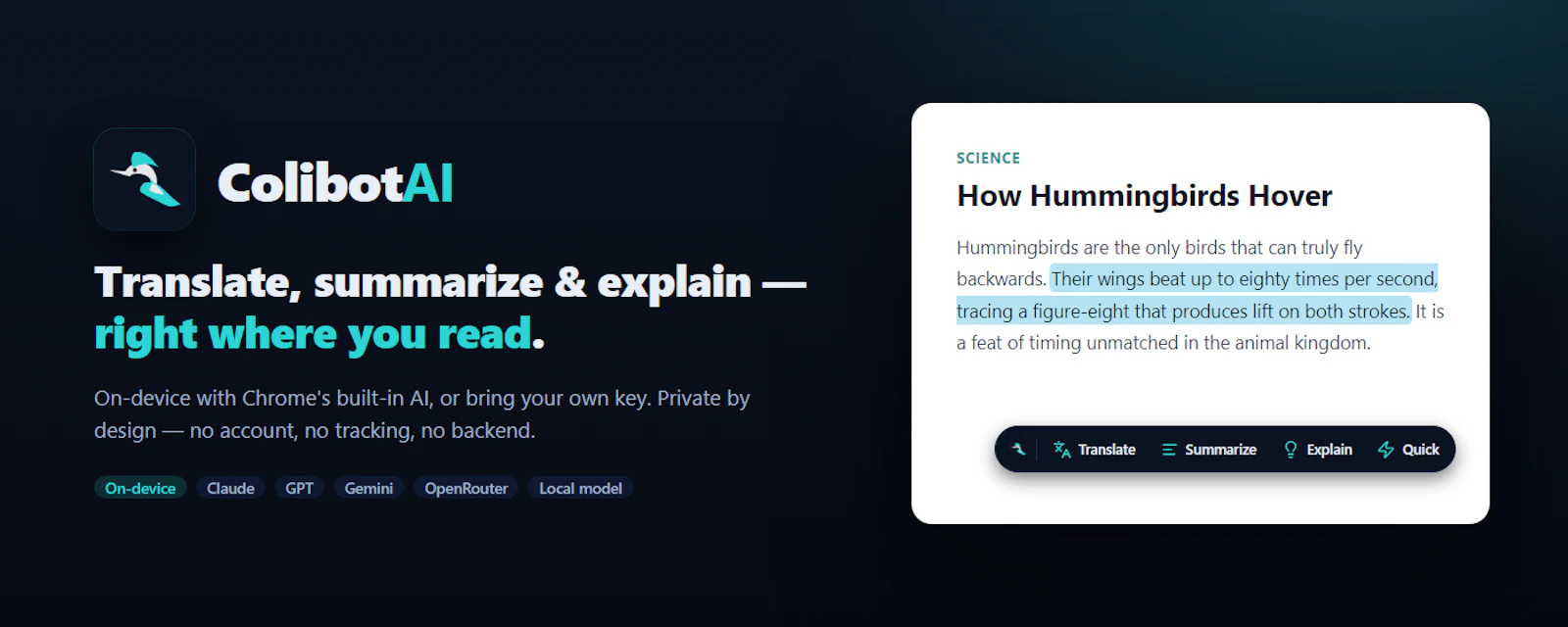 ColibotAI screenshot 2