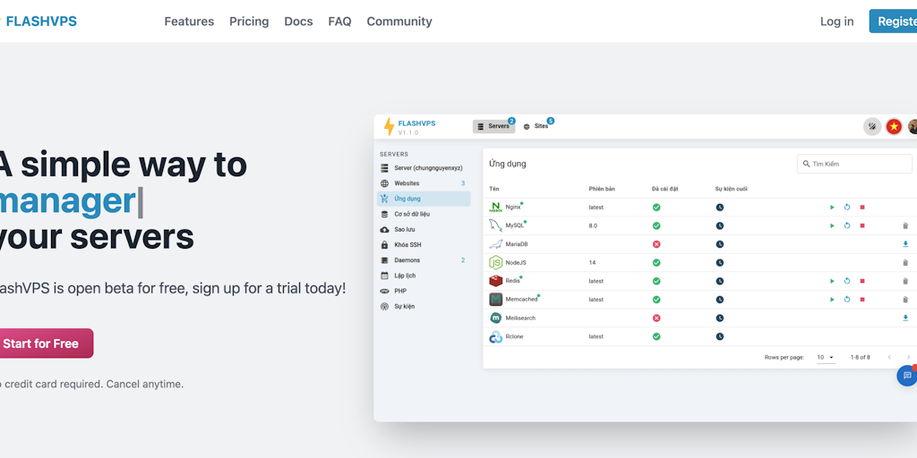 FlashPanel: Web-based cloud servers management service | Product Hunt