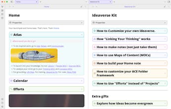 Ideaverse for Obsidian gallery image