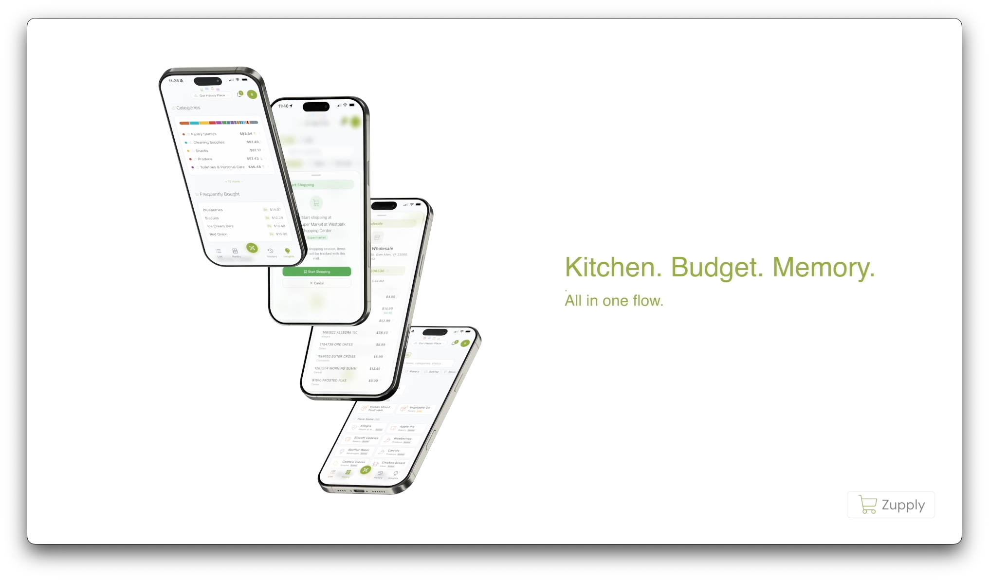 Zupply: Grocery lists with AI gallery image