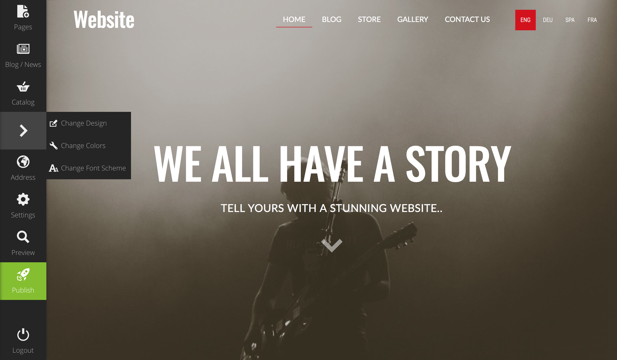 Mozello Website Builder gallery image