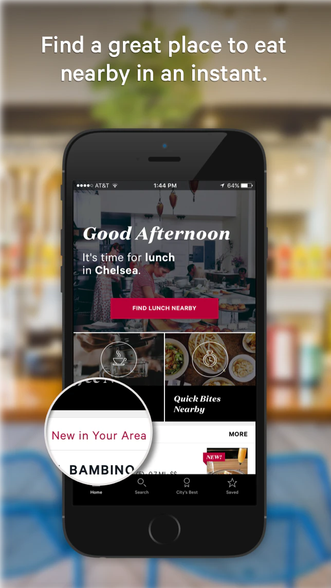Zagat 3.0 for iOS