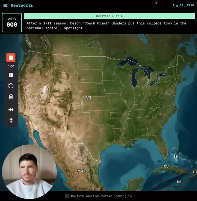 GeoGames screenshot 1 (video preview)