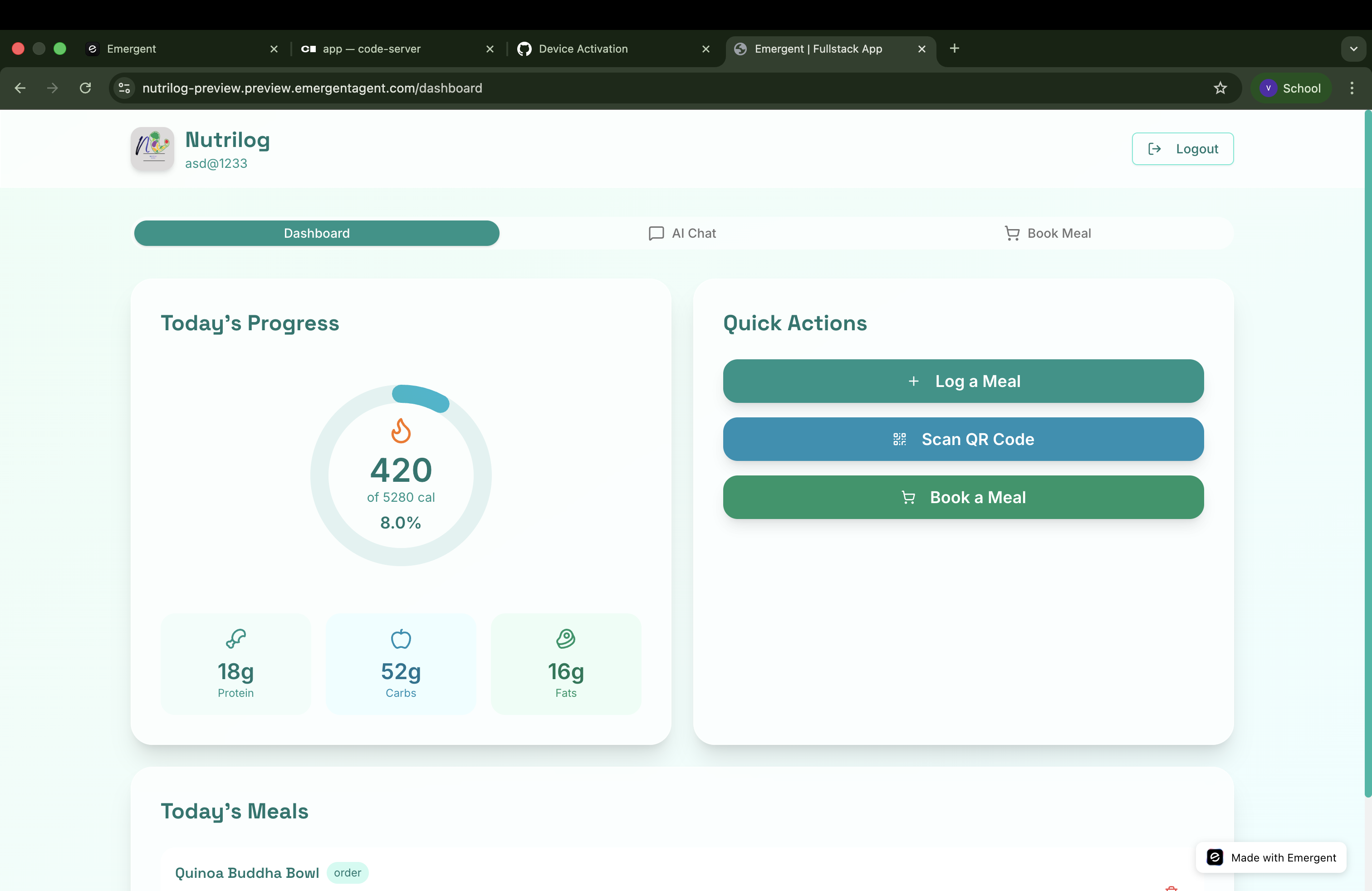 Nutri Log  gallery image