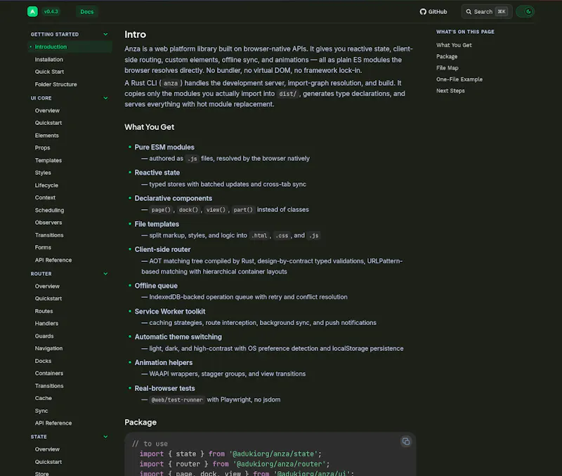 Anza screenshot 3