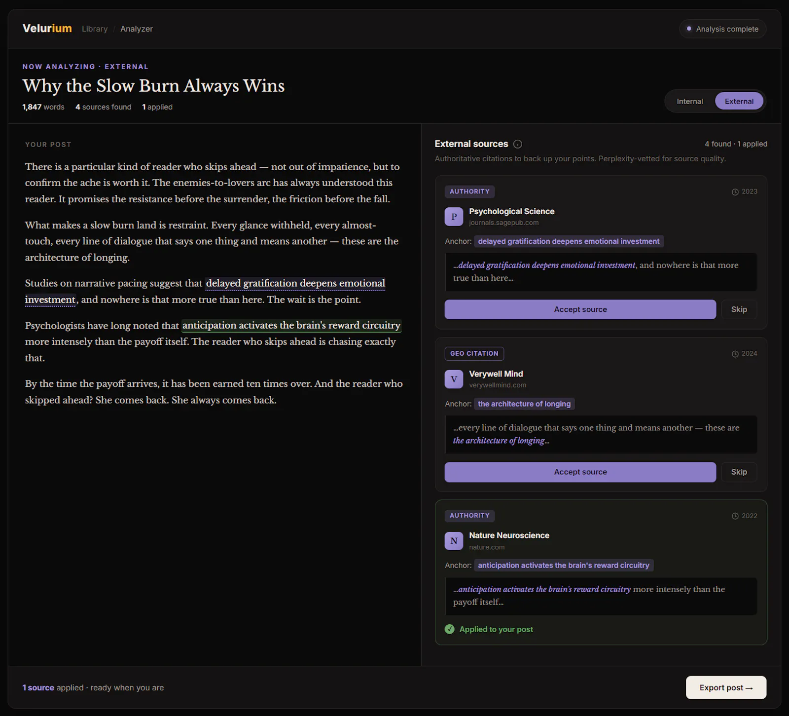 Velurium screenshot 3