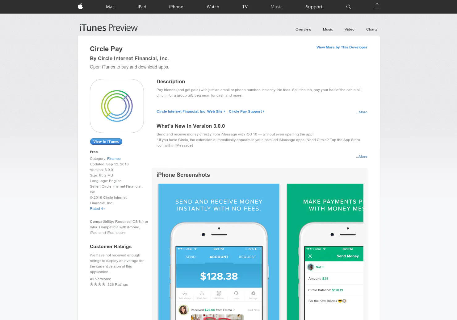Circle for iOS