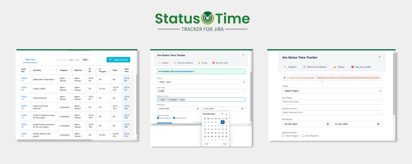 Jira Status Time Tracker media 1