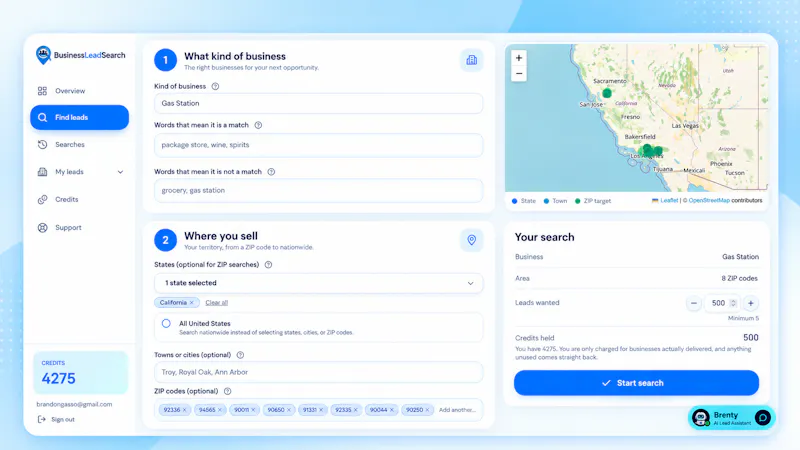 BusinessLeadSearch screenshot 2