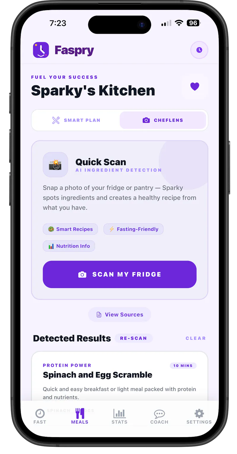 Faspry: Fasting, Recipes, & Wellness screenshot 3