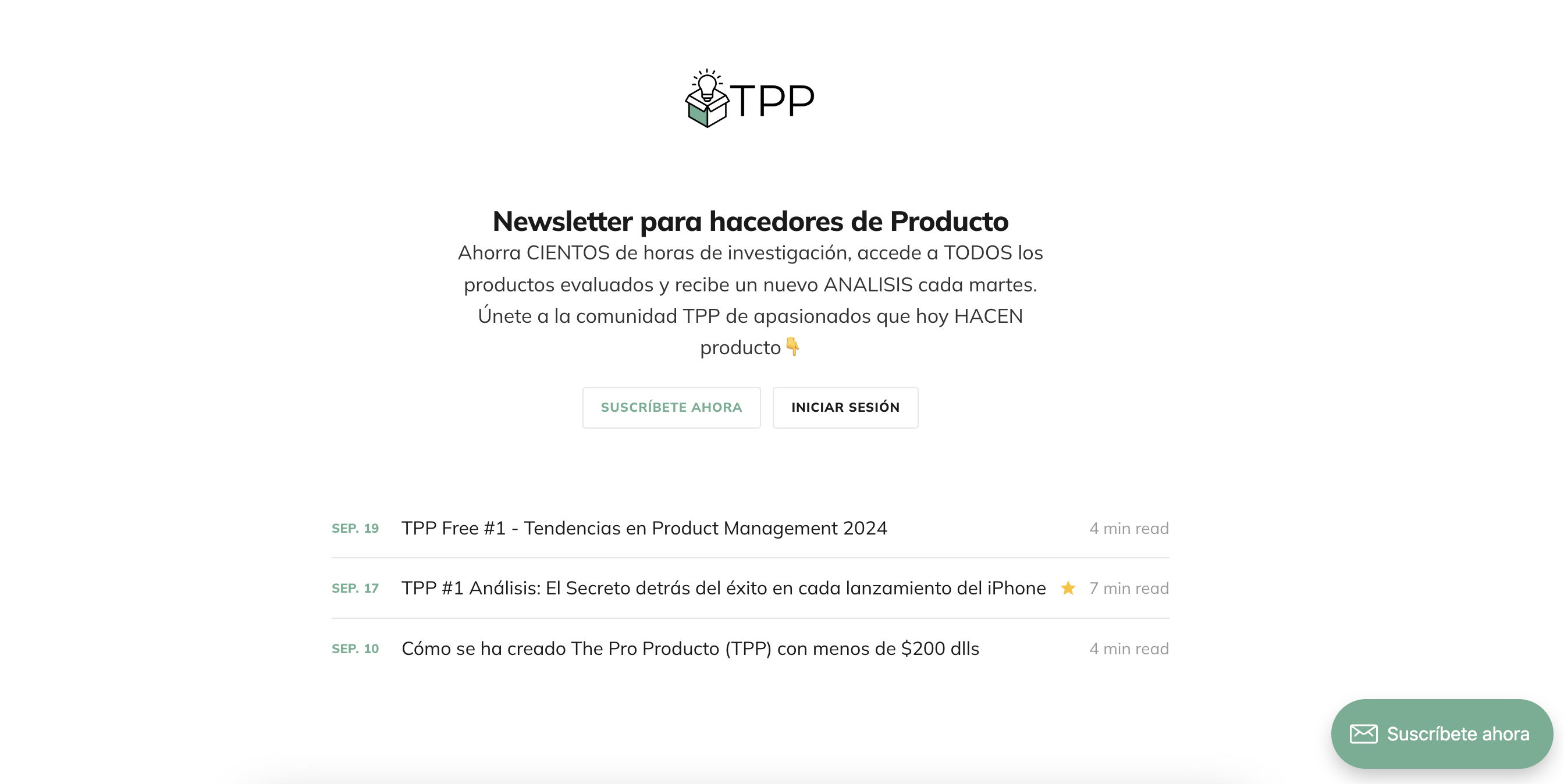 O produto Pro (TPP) media 1