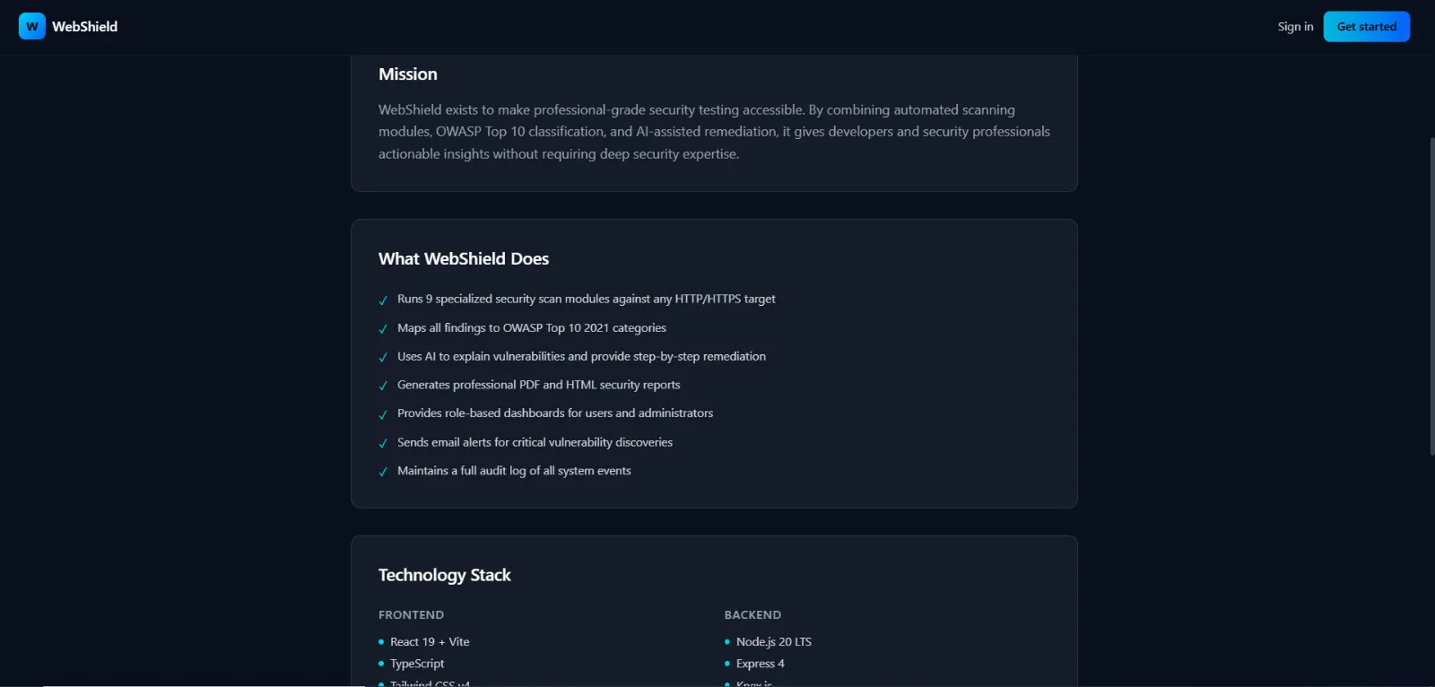 WebShield gallery image